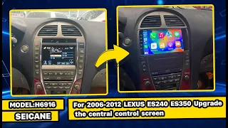 Upgrade Your Car with Carplay!  LEXUS ES240 ES350 Android 13 HD Touchscreen 2006 2007 2008 2009-2012