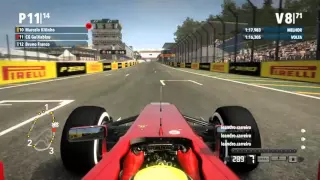 F1 2012 Brasil Corrida Ferrari - Desempenho 2012