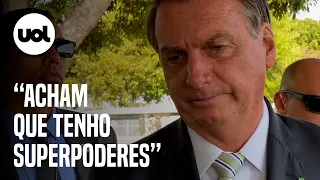 Bolsonaro reclama de pedido de apoiador: ‘acham que tenho superpoderes’