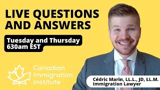 Want to immigrate to Canada? - LIVE QUESTIONS AND ANSWERS