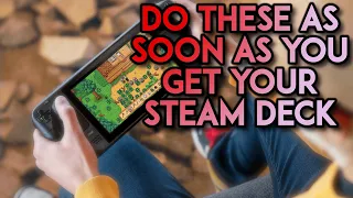 「10 Things To Do as soon as you get your Steam Deck!」