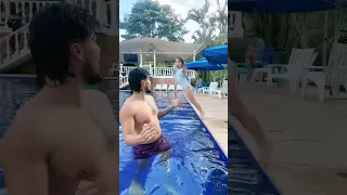 Tienes que ver lo que hizo Salomé en la piscina😱🤭