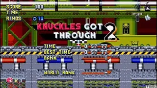 [Sonic Mania] Knuckles Chemical Plant Act 2 Time Attack 57"77