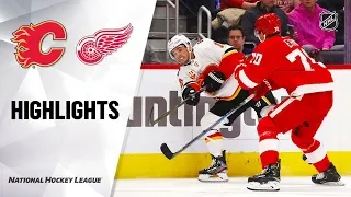 Детройт - Калгари / NHL Highlights | Flames @ Red Wings 02/23/20