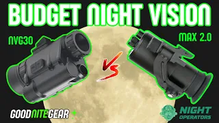 Night Operators Max 2.0 vs NVG30 🌕 Budget Digital Night Vision