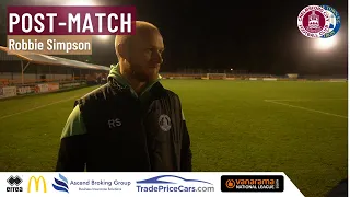 Robbie Simpson Post Braintree Town (A)