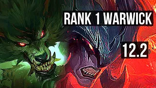 WARWICK vs AATROX (TOP) | Rank 1 Warwick, 6/1/2, 1.2M mastery | JP Master | 12.2