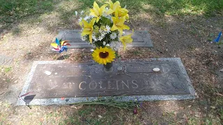 ALLEN COLLINS and KATHY JOHNS COLLINS - Spend a Few Moments At Their Grave Site - 9 May 2023