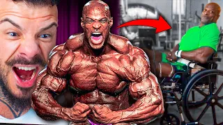 Reagindo ao Treino mais PESADO do RONNIE COLEMAN! (o MAIOR e Mais FORTE  já existiu)