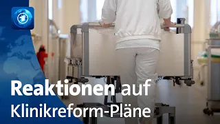 Unterschiedliche Reaktionen auf Krankenhausreform-Pläne