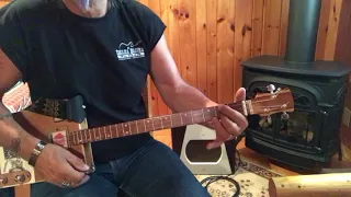 Mr. Banker Lynyrd Skynyrd lesson for 3 string Cigar Box Guitar