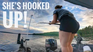 Summer Trolling For Lake Trout With Spoons