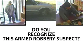 Do you recognize this armed robbery suspect?  Case #18-121-0255