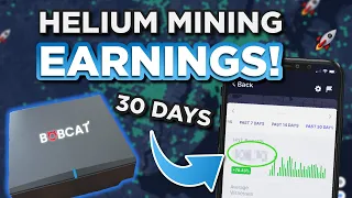 How much MONEY did I earn Mining Helium HNT over the last 30 days?!