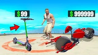 THE CHEAPEST VS MOST EXPENSIVE BIKE INSIDE GTA 5