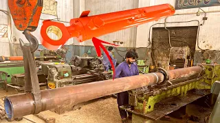 Hydraulic Cylinder was Failed | We Make a New Cylinder From old Ships High Strength Pipes