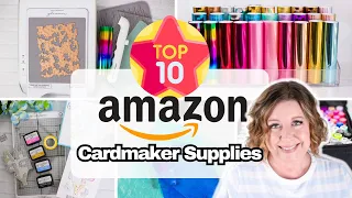 10 Must Have Craft Supplies for Cardmakers at Amazon