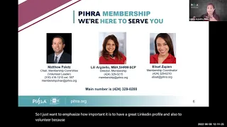 PIHRA Member Orientation - June 9, 2022