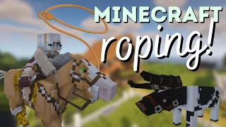 roping cows and lunging my horses! Minecraft SWEM RRP