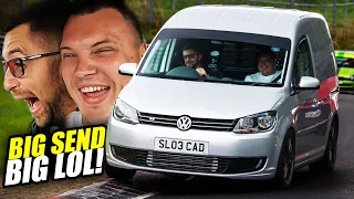 Modified VW Caddy UPSETTING Track Cars😭🤣 // Nürburgring