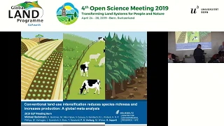 Trade-offs between agriculture and biodiversity in dynamic landscapes | 101RB | GLP OSM 2019