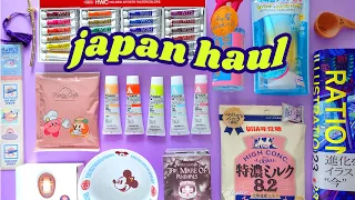 ALL THE THINGS I BOUGHT IN JAPAN ✿ art supplies, home goods, clothes & more!