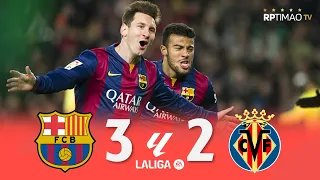 Barcelona 3 x 2 Villareal ● La Liga 14/15 Extended Goals & Highlights ᴴᴰ