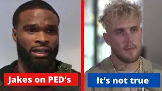 Tyron Woodley Believes Jake Paul Is Using PED’s.