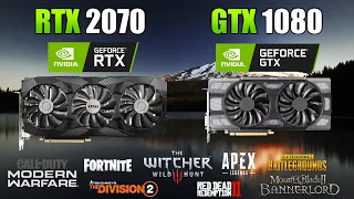 RTX 2070 vs GTX 1080 Test in 8 Games