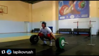 150kg/330lbs x 2 Snatch - Dmitry Lapikov - Olympic Weightlifting