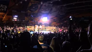 Finn Balor's Music-less Entrance, NXT Albany (Kevin Owens & Tyler Breeze)