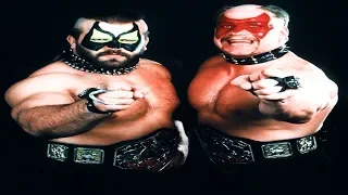 A.W.A. Tag Team Title Match: The Road Warriors vs Harley Race & Stan Hansen (September 1st, 1985)