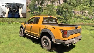 FORD F-150 RAPTOR OFFROAD - Forza Horizon 5 (Steering Wheel + Paddle Shifter) Gameplay