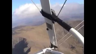 Flying over SNOWDON by MICROLIGHT