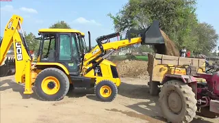 My New JCB 3DX ECO First Time working on field First working experience of New JCB Machine