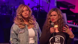 FULL VIDEO: BEYONCE AND TINA LAWSON KNOWLES SPEAK AT ST. JOHNS CHURCH IN HOUSTON