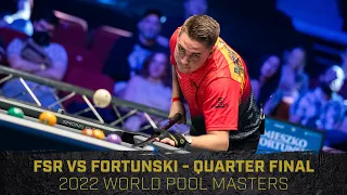 Francisco Sanchez Ruiz vs Mieszko Fortunski | Quarter Final | 2022 World Pool Masters