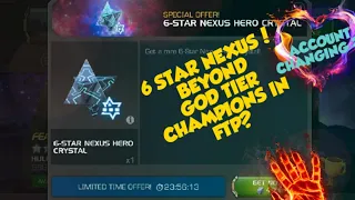 6 STAR NEXUS HERO CRYSTAL Opening ! FREE TO PLAY !! 4K UNITS OFFER?
