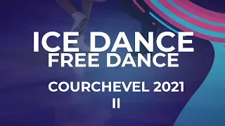 Lika Bondar / Artem Koval UKR Ice Dance Free Dance   | Courchevel  2 – 2021