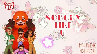 Nobody Like U nightcore | from the movie of Turning Red