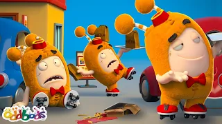 Fast Food Roller Panic! 🛼| Roller Diner | Oddbods NEW Episode Compilation | Comedy Cartoons for Kids