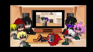 CLASS 1-A (WITH ENDEAVOR AND DABI) REACT TO "IF IZUKU AND JIRO WERE IMMORTAL" PART 1!