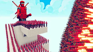 100x NINJA + 2x GIANT vs 3x EVERY GOD - Totally Accurate Battle Simulator TABS