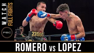 Romero vs Lopez FULL FIGHT: July 30, 2017 - PBC on FS1