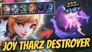 JOY ASTRO GUARDIAN FULL DODGE !! THARZ 3 SPAMMER DESTROYED !! MAGIC CHESS MOBILE LEGENDS