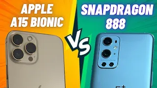 Apple A15 Bionic ( 13 Pro MAX ) vs SnapDragon 888 ( OnePlus 9 Pro ) Speed Test