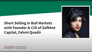 Short Selling in Bull Markets with Founder & CIO of Safkhet Capital, Fahmi Quadir