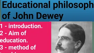 John Dewey / Educational philosophy of John Dewey