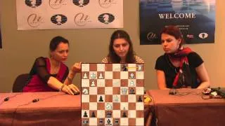 Press Conference Round 5: Bela Khotenashvili (GEO) - Alexandra Kosteniuk (RUS)