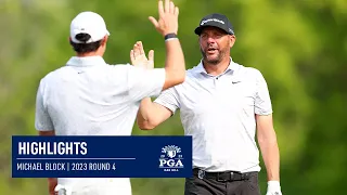 Michael Block Hits a Thrilling and Historic 1-Over 71 | Round 4 | 2023 PGA Championship